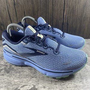 Brooks Womens Ghost 15 1203801B472 Blue Running Shoes Sneakers Size 9